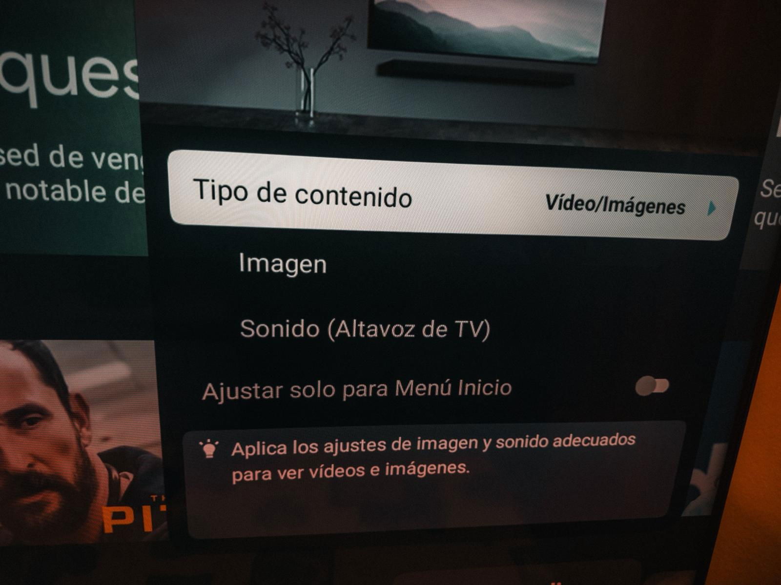 Tendremos controles rápidos para adecuar la imagen y el color a lo que buscamos