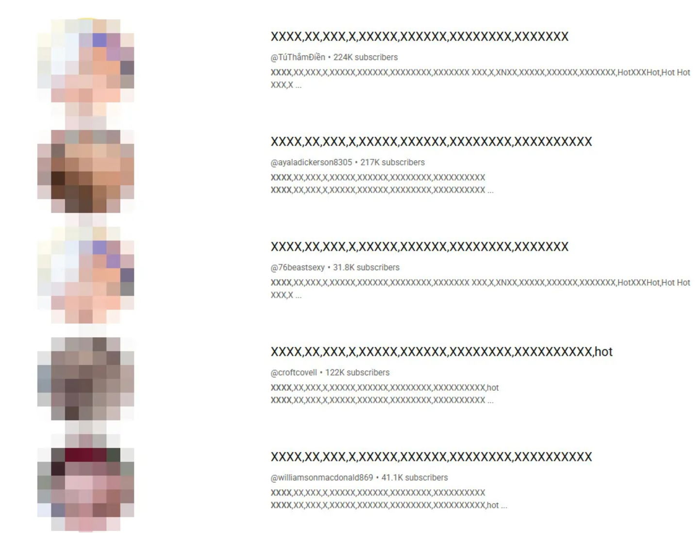 Grave brecha de seguridad en YouTube: detectan redes de contenido explícito con millones de visitas