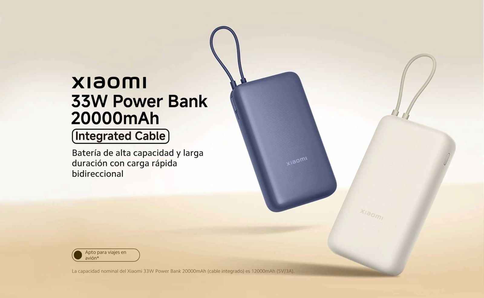 Aprovecha que esta powerbank de Xiaomi tiene un precio muy atractivo en la web oficial