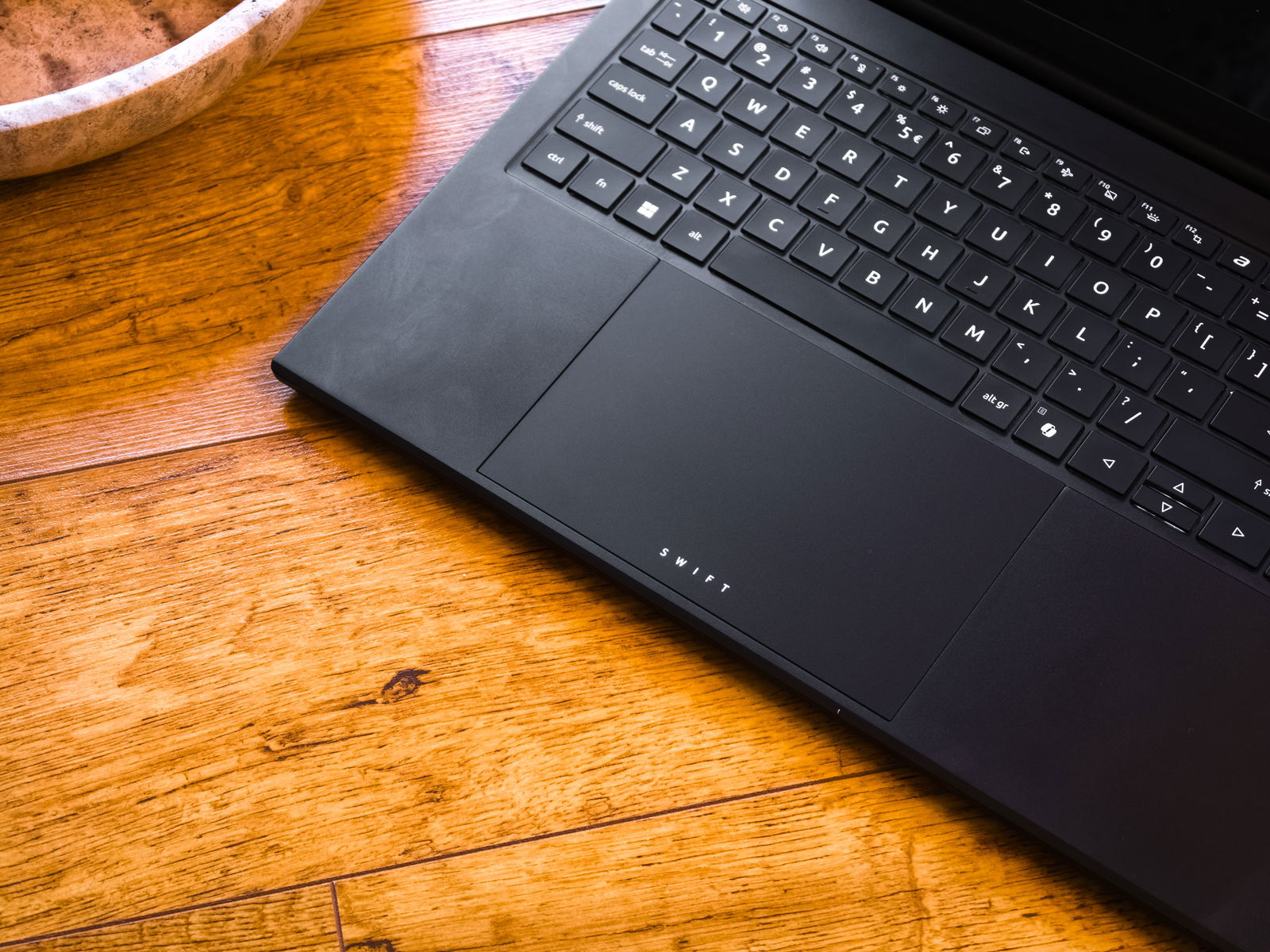 Detalle del trackpad