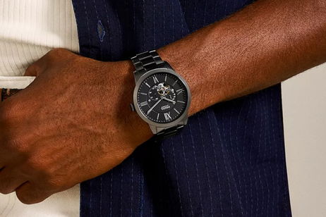 Reloj automático y de acero inoxidable por menos de 200 euros: así es este Fossil con mecanismo visible