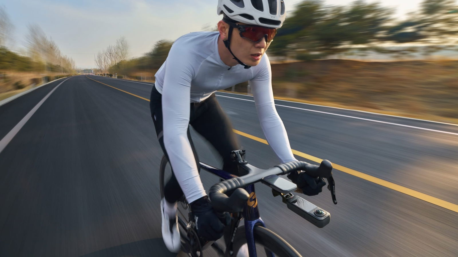 Insta360 X5 ciclismo