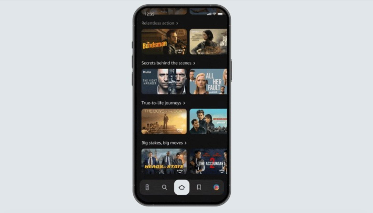 App móvil Fire TV