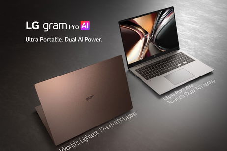 Ni aluminio ni magnesio: LG inventa el 'Aerominum' para que su portátil de 17 pulgadas pese menos que el tuyo de 13