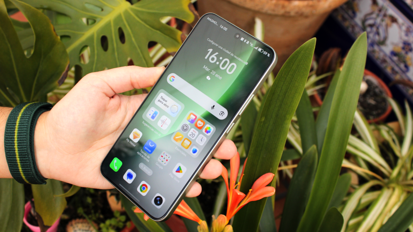 Pantalla encendida del HONOR Magic8 Lite