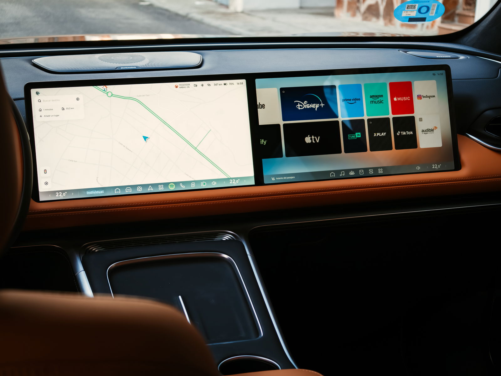 Pantallas del Xpeng G9