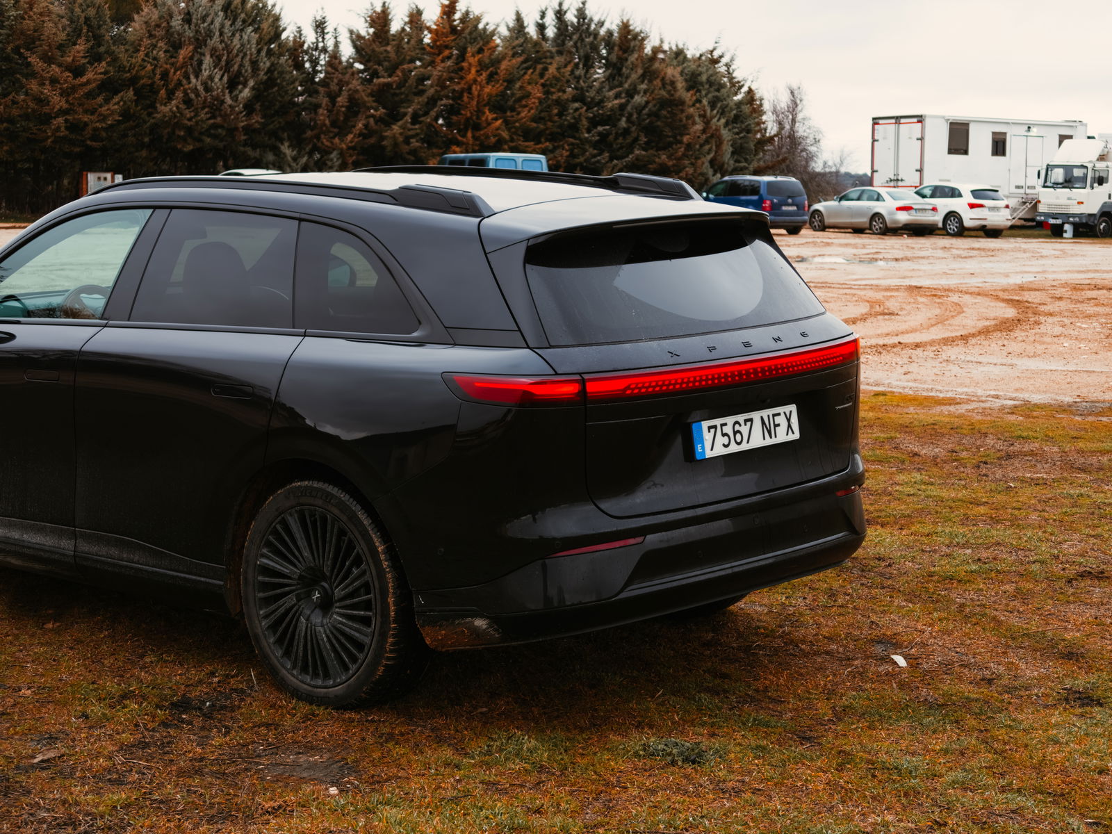 Parte trasera del Xpeng G9 Performance