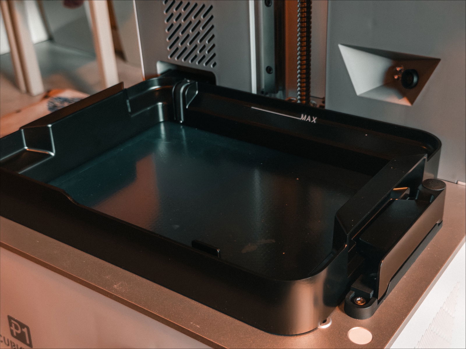 El depósito de resina de la Photon P1 | Esteban García Marcos