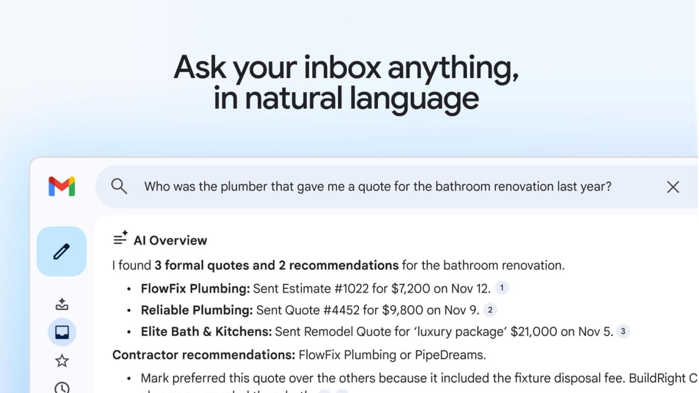 Gmail cambiará para siempre gracias a Gemini
