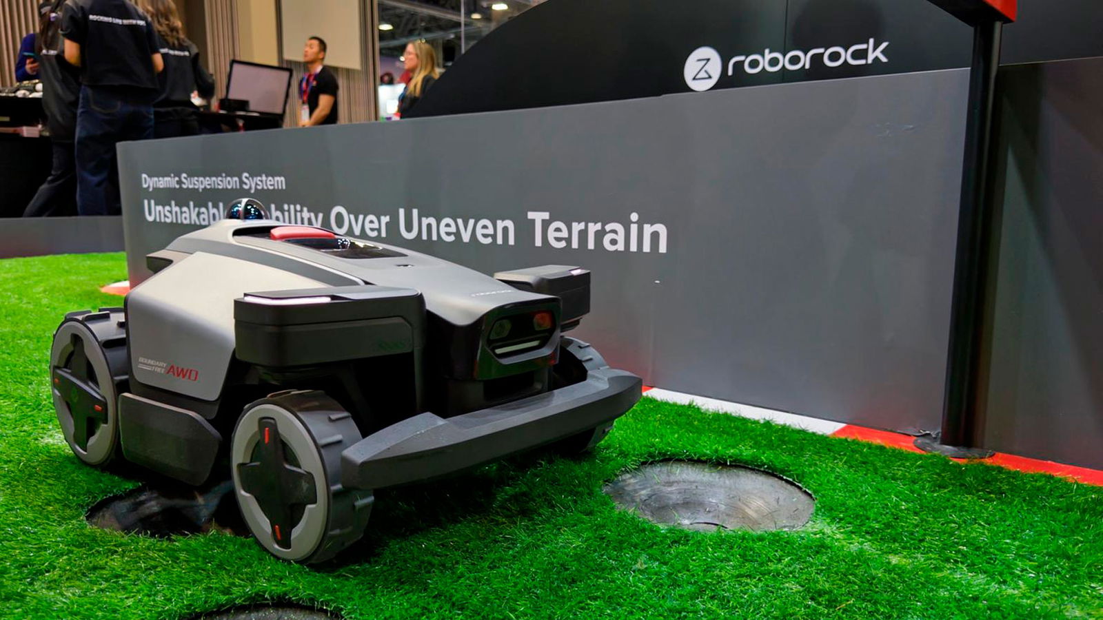 El Roborock RockMow X1 Lidar en el CES 2026