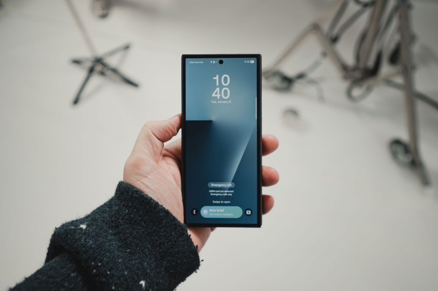 Vista pantalla exterior Samung Galay Z TriFold