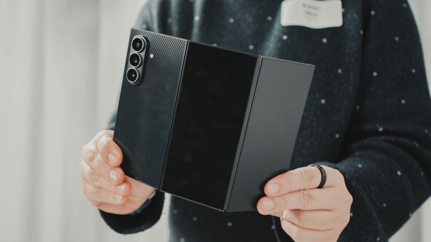 Vista plegado Samung Galay Z TriFold