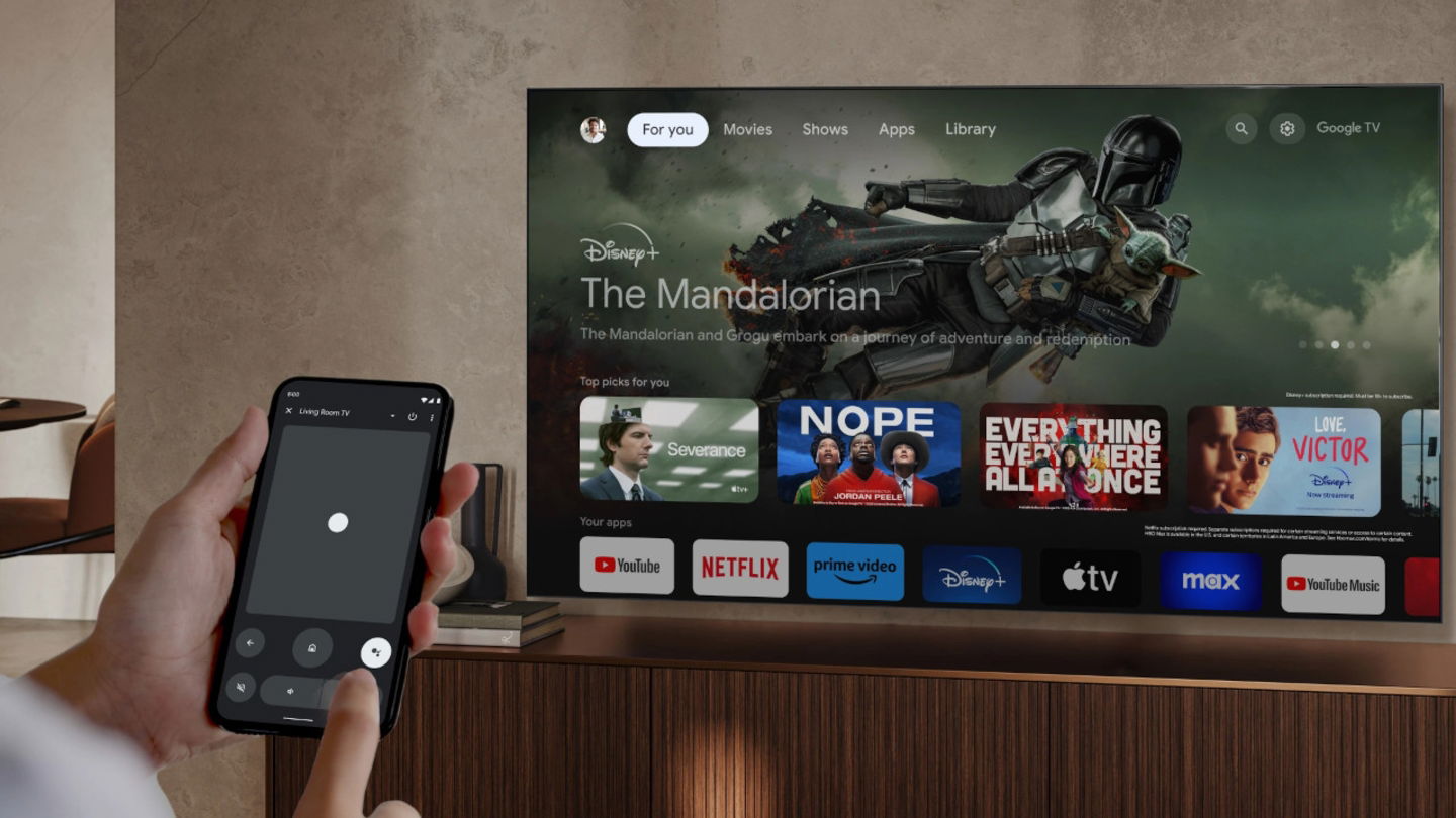 Esta televisión de 70 pulgadas cuesta menos de lo que imaginas y es perfecta, sin marcos y con Google TV