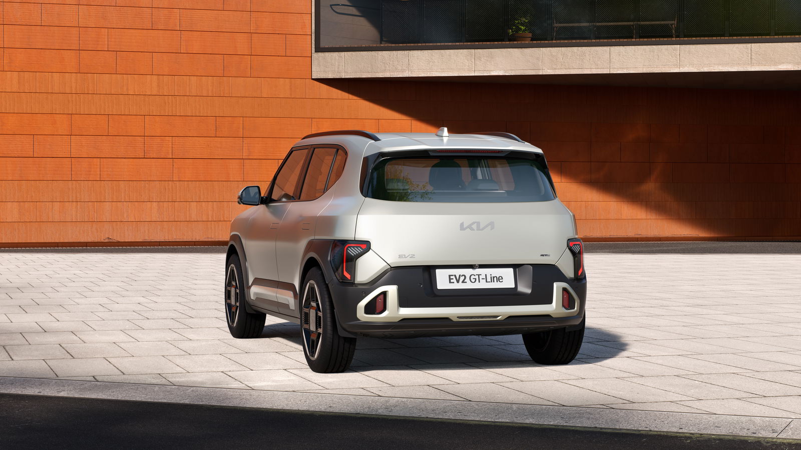 La parte trasera del nuevo Kia EV2