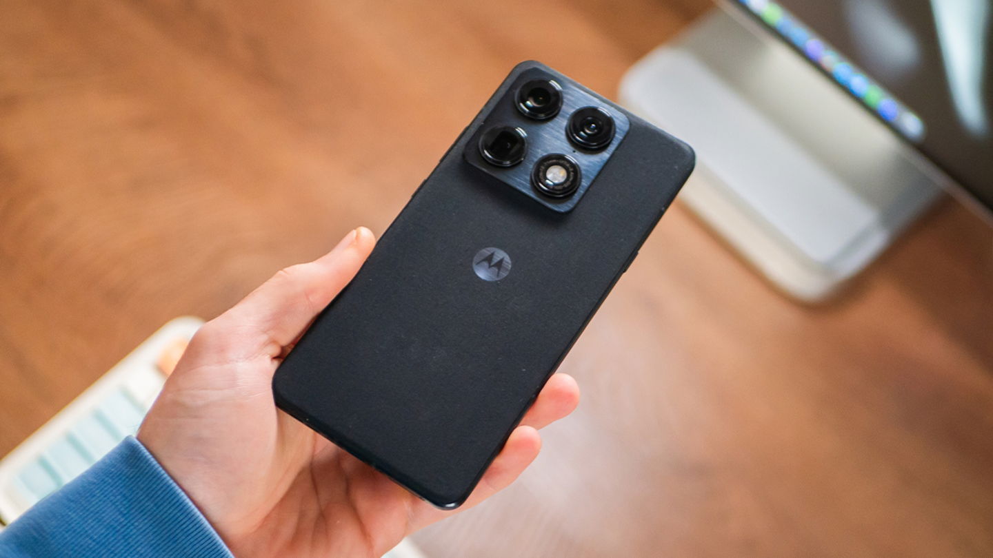 Trasera del motorola signature negra