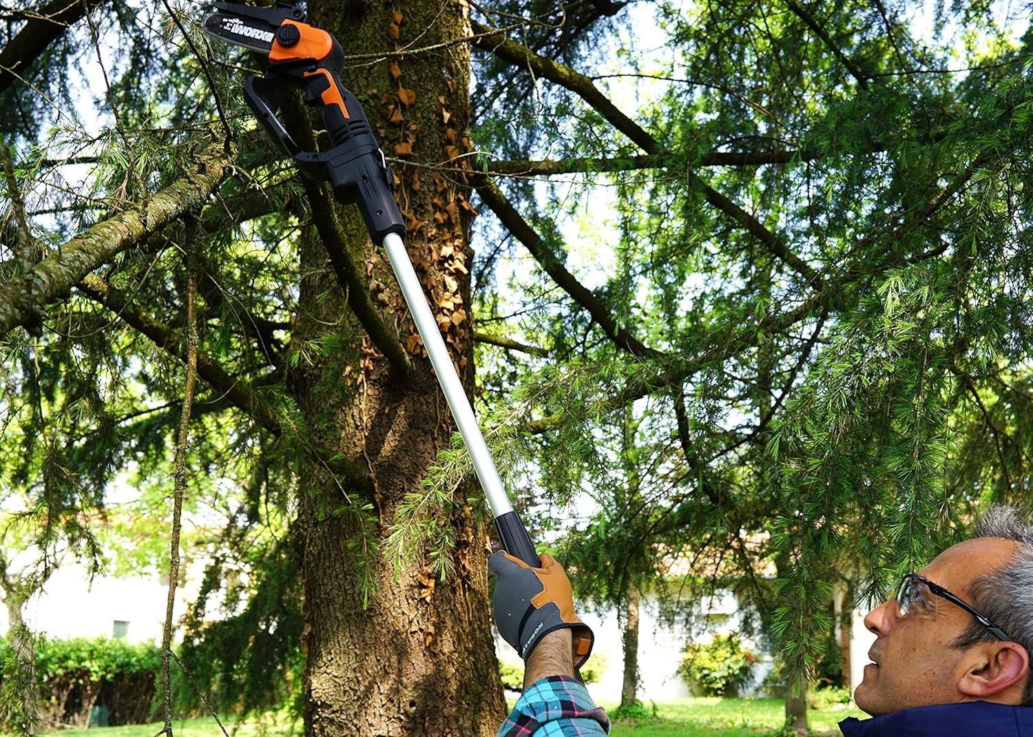 WORX Minimotosierra WG324E.1 alargador