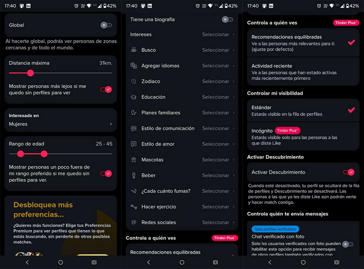 Ajustar el algoritmo para intentar encontrar a alguien concreto