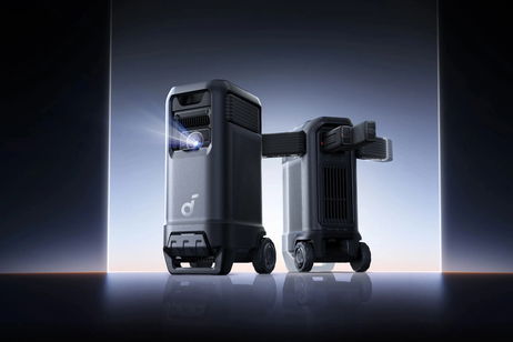 33 kilos, ruedas y altavoces desmontables: llega a España el "cine móvil" de Anker que cuesta lo que un coche de segunda mano