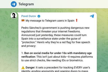 Pavel Durov, CEO de Telegram, también se enzarza con Pedro Sánchez y advierte a los usuarios de España: "Amenazan sus libertades en Internet"