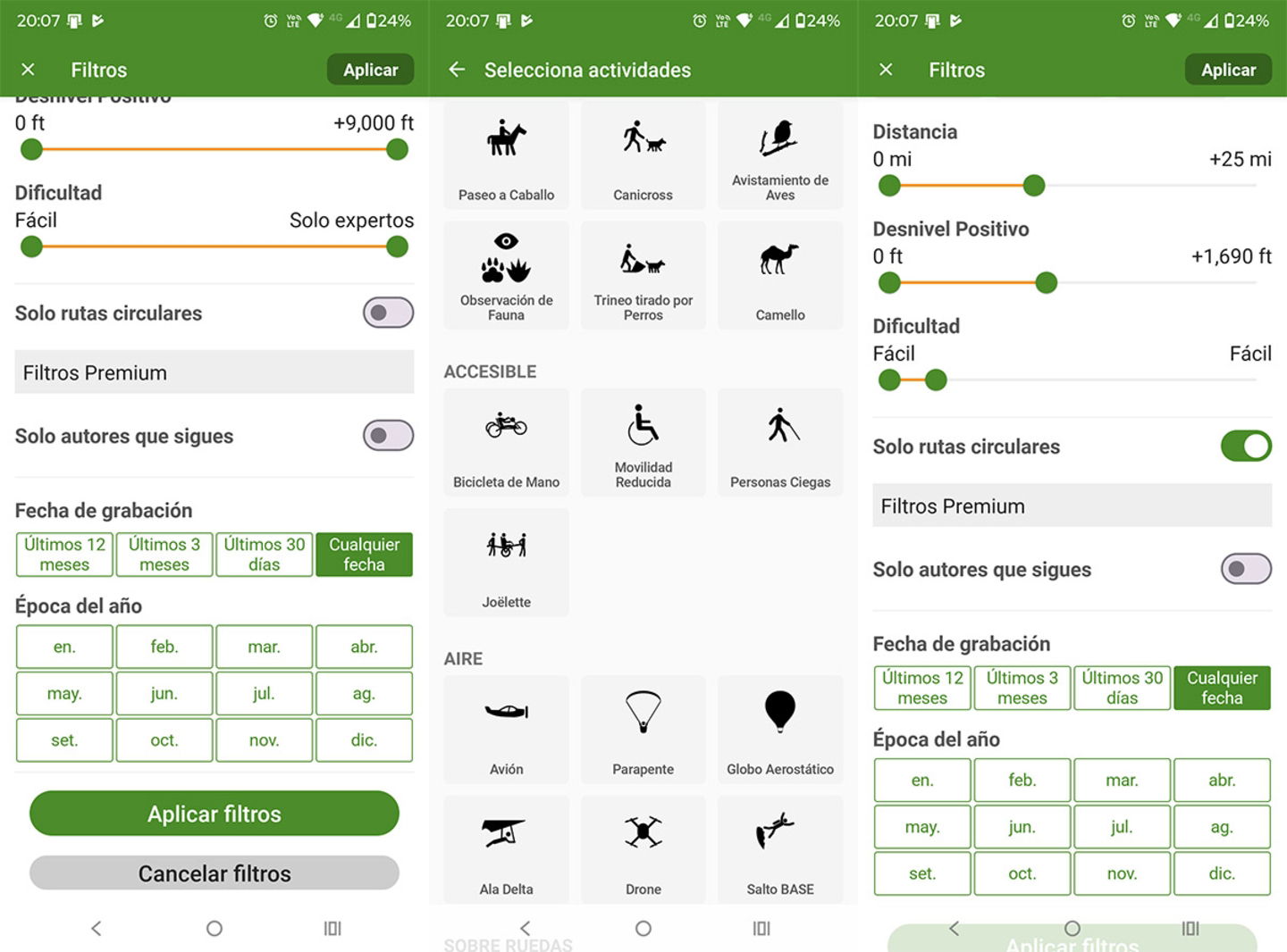 Aplica filtros inteligentes