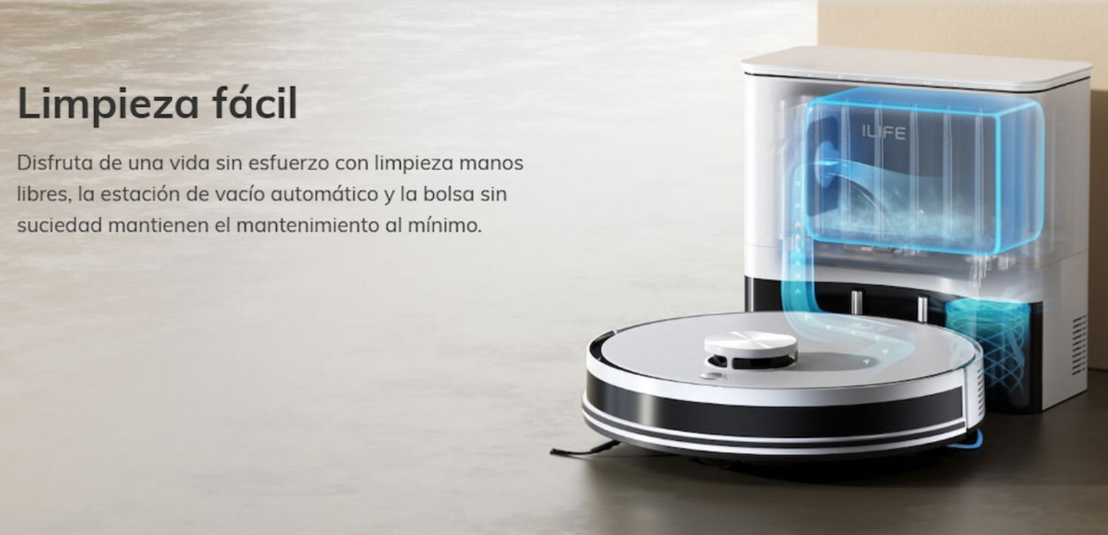 Aprovecha el descuento de este robot aspirador de ILIFE como parte de la Promo de San Valentín