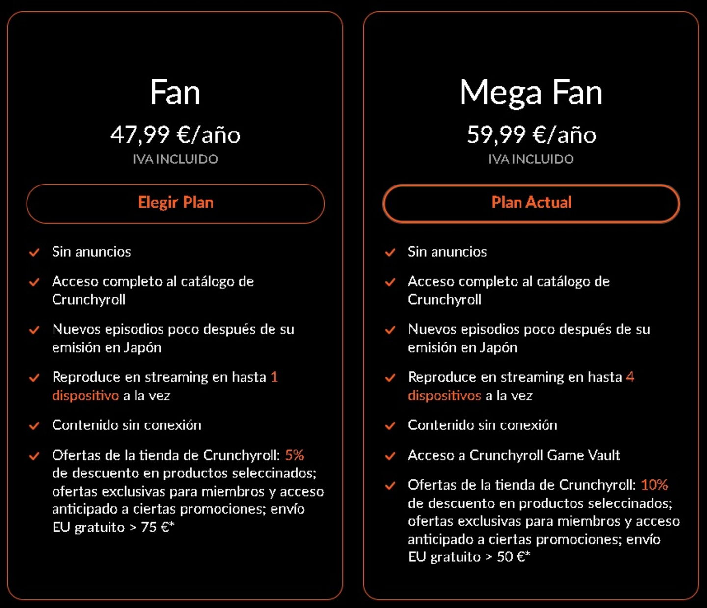 A partir del mes que viene Crunchyroll será un 20 % más caro, con una excepción