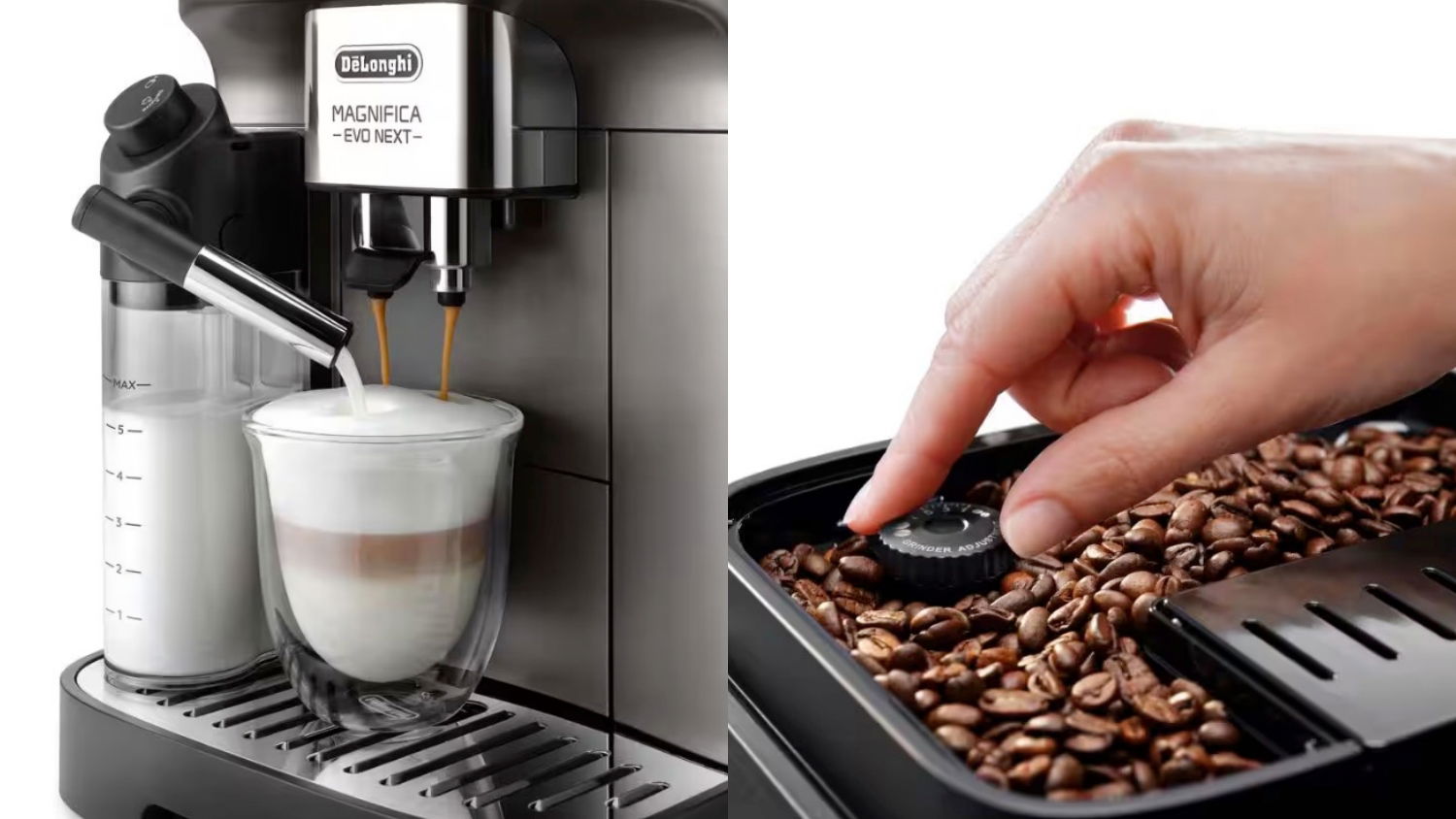 De’Longhi Magnifica Evo Next espumador