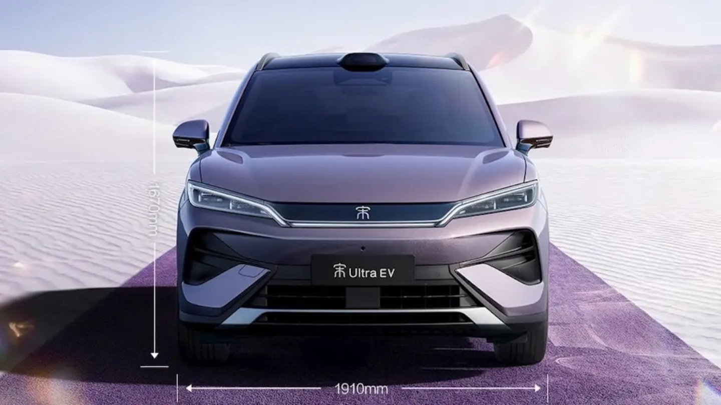 Frente del BYD Song Ultra EV