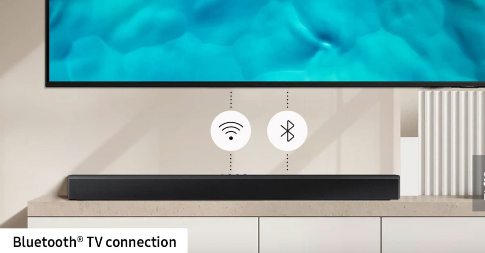 Esta barra de sonido de Samsung es una adición espectacular para tu cine en casa