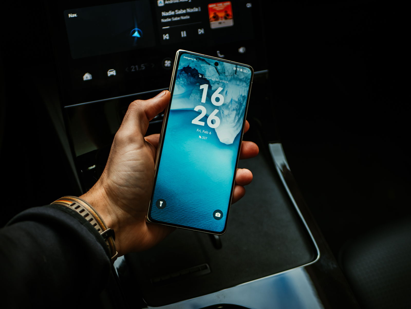 Pantalla externa del HUAWEI Mate X7