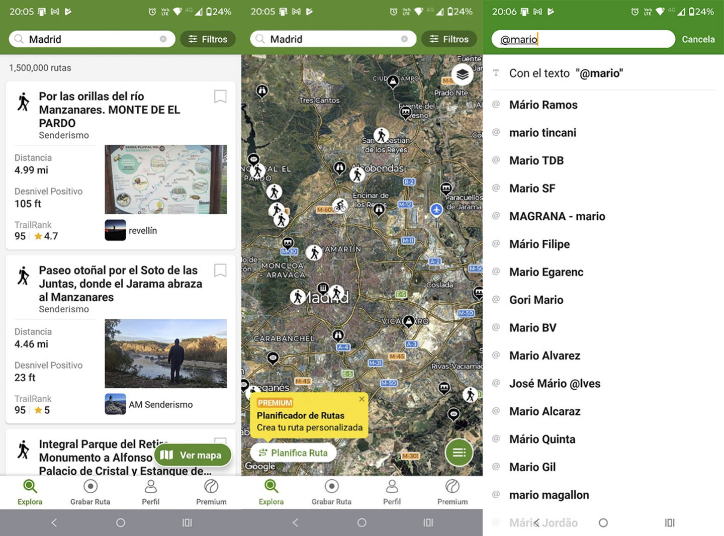 Usa la pestaña “Explora”