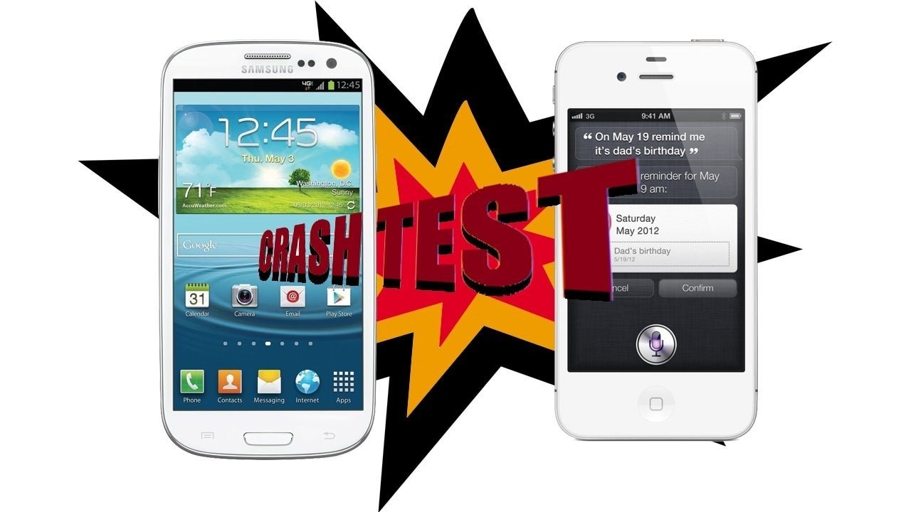 Hoy toca una prueba de la que nos duele en la cartera, un crash test entre Samsung y Apple 
