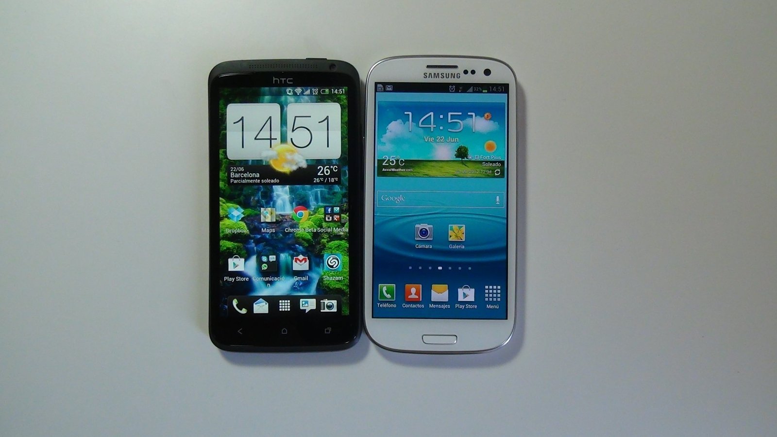 HTC One X vs Samsung Galaxy S III