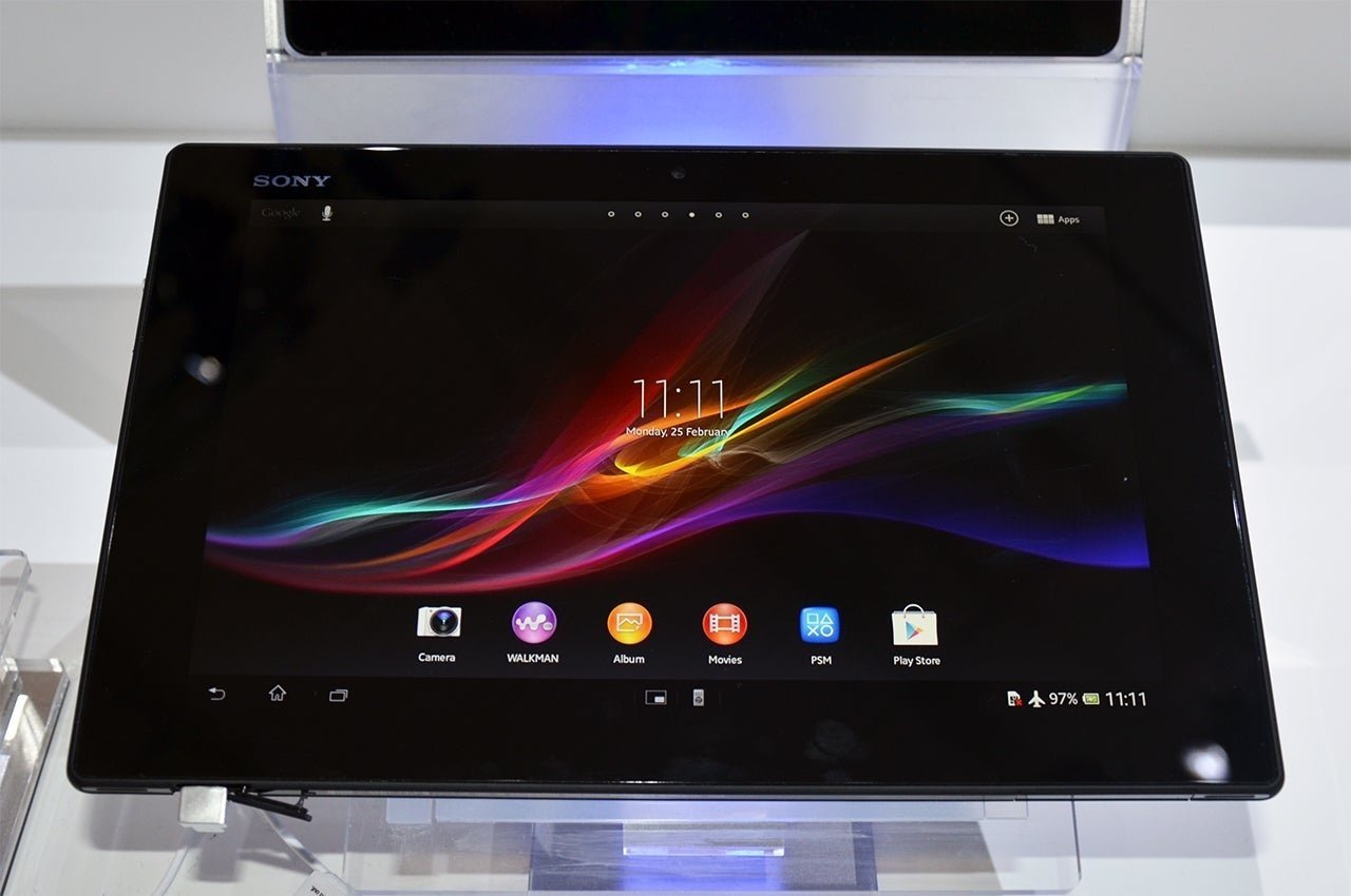 Sony Xperia Tablet Z interfaz personalizada