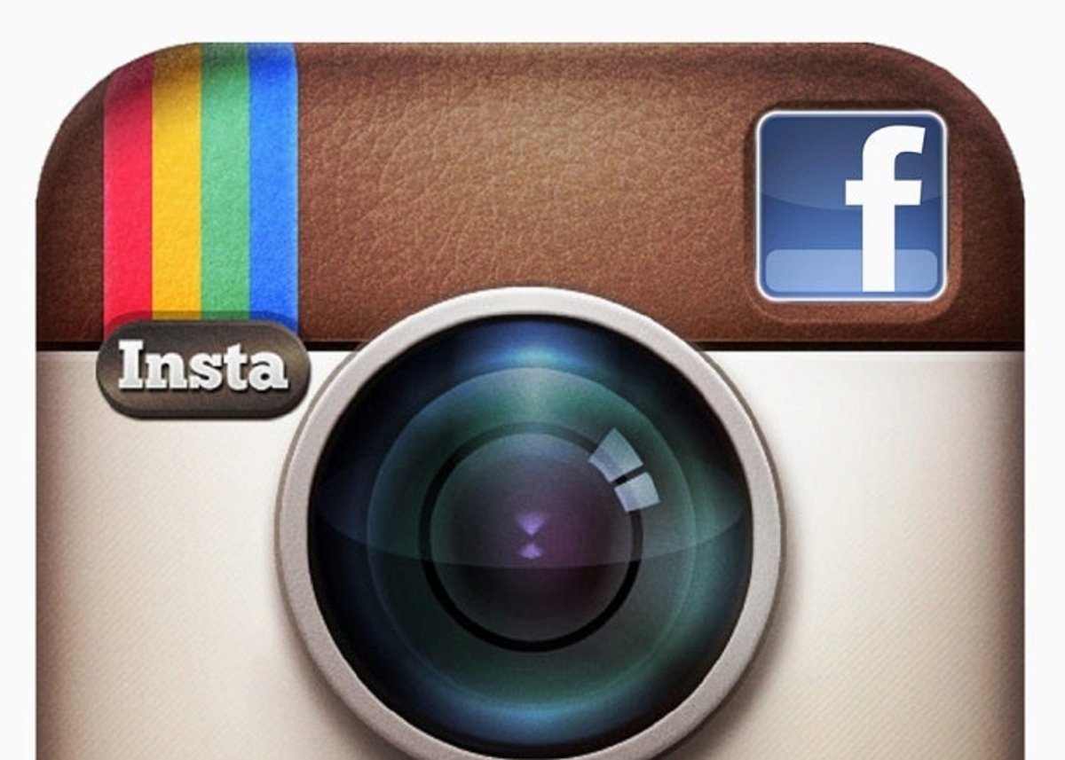 Logo que muestra la unión entre Instagram y Facebook