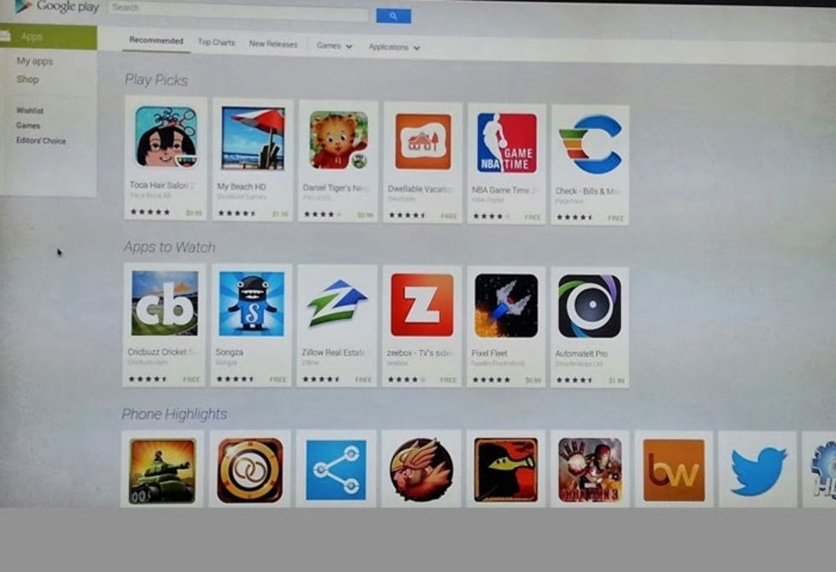 Se filtra el aspecto de un rediseñado Google Play Store en su versión web
