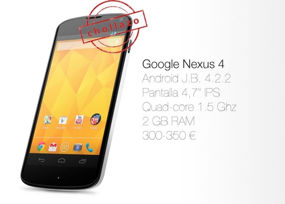 Google Nexus 4 Chollazo