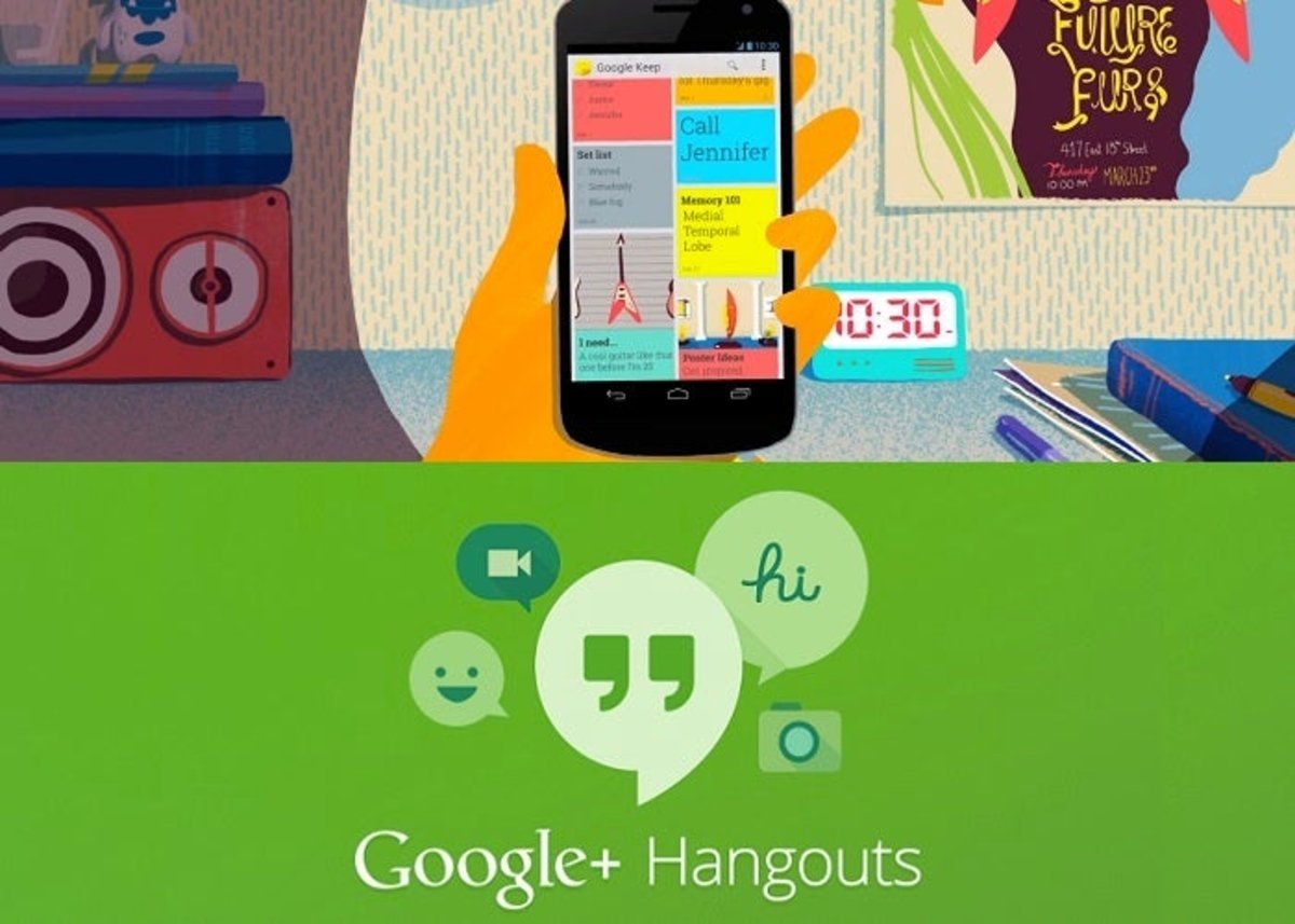 Google actualiza las aplicaciones de Keep y Hangouts