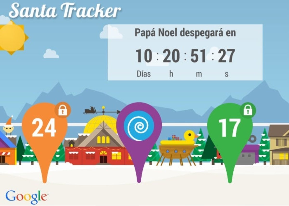 Santa Tracker ya disponible para Android,  juega a los mini-juegos navideños de Google