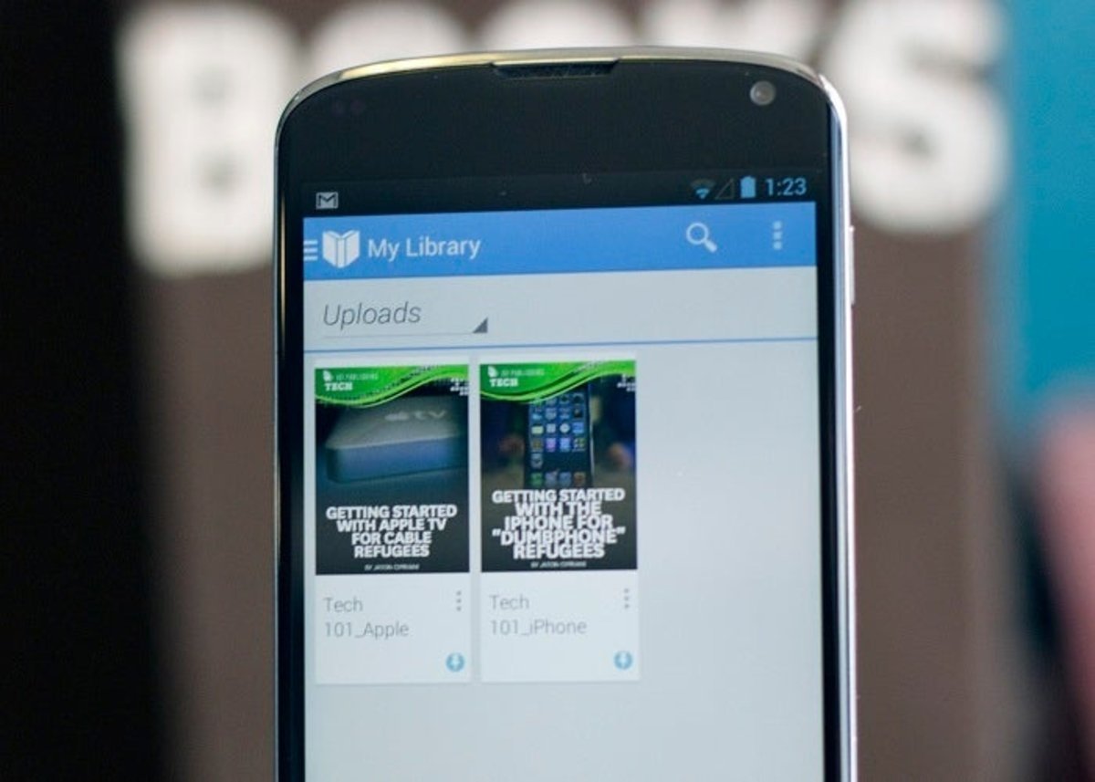 La actualizacion de Google Play Books permite de nuevo subir archivos