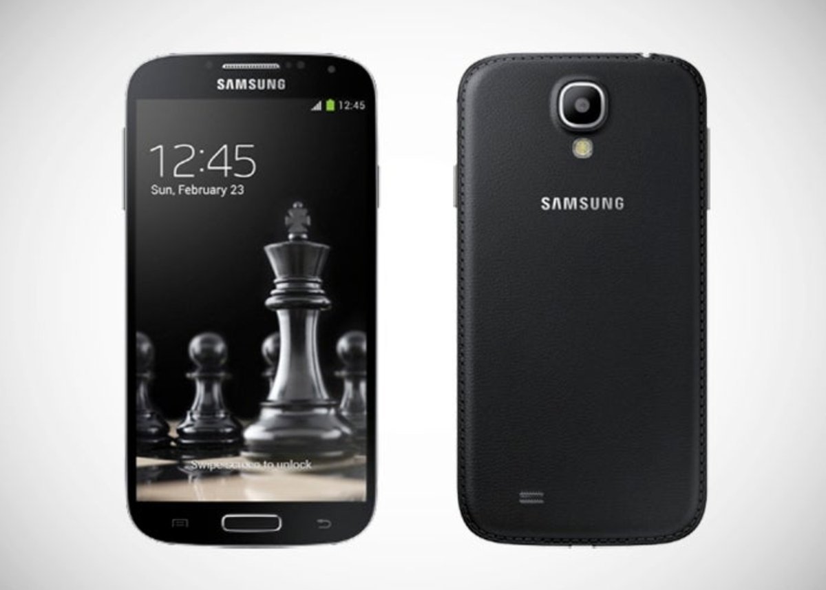 Primer plano del Samsung Galaxy S4 Black Edition