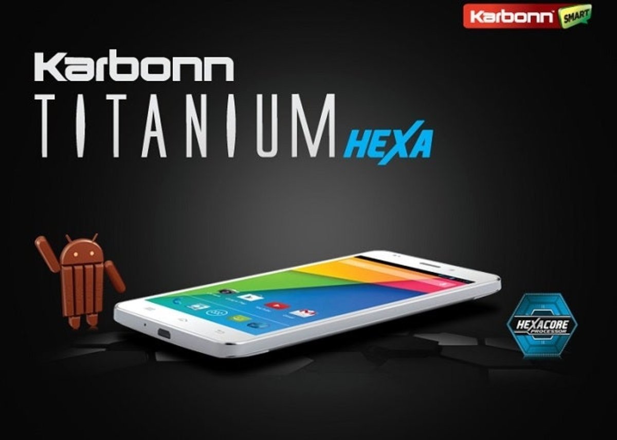 Karbonn presenta los Titanium Hexa, Titanium Octane y Titanium Octane Pro