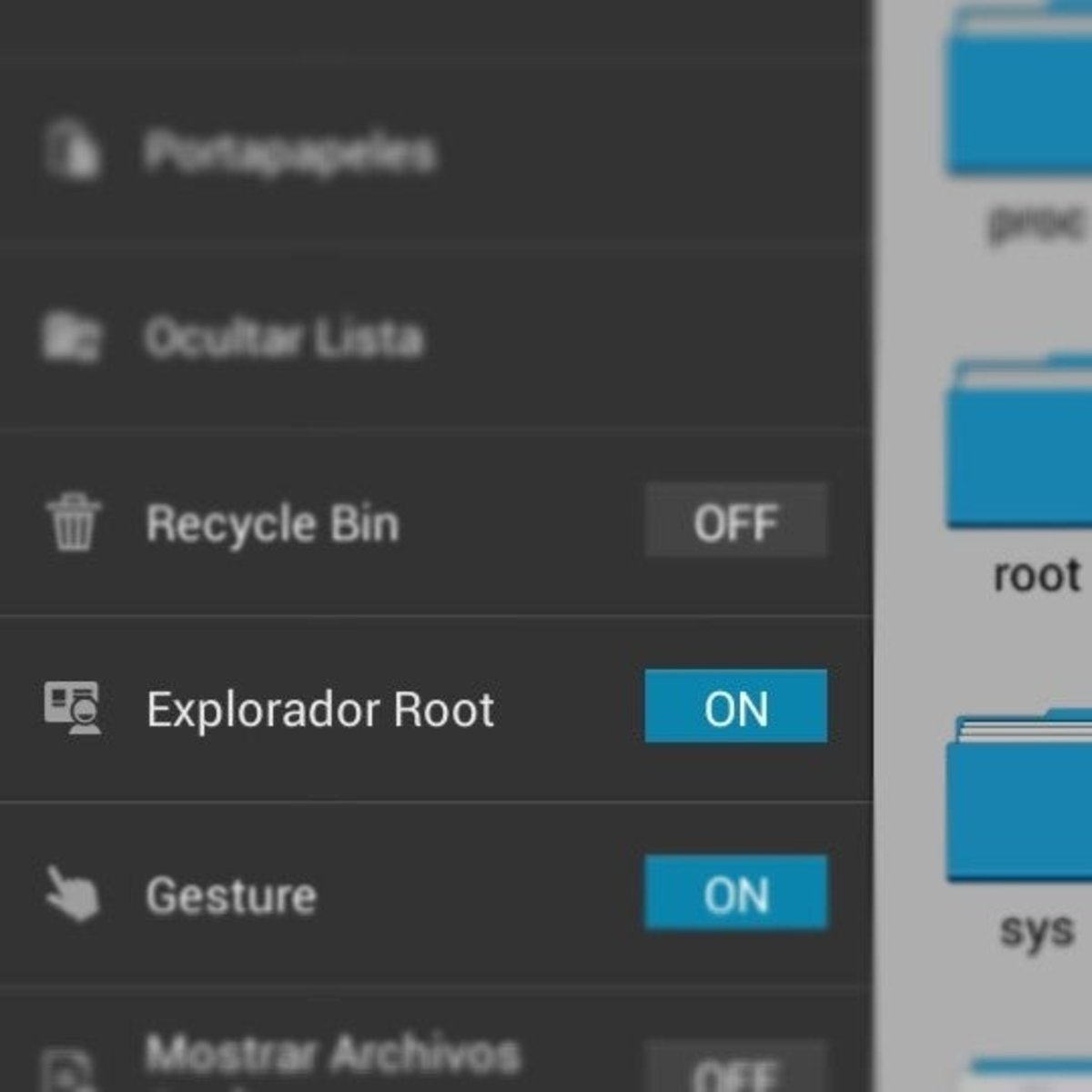 Explorador Root ES File Explorer