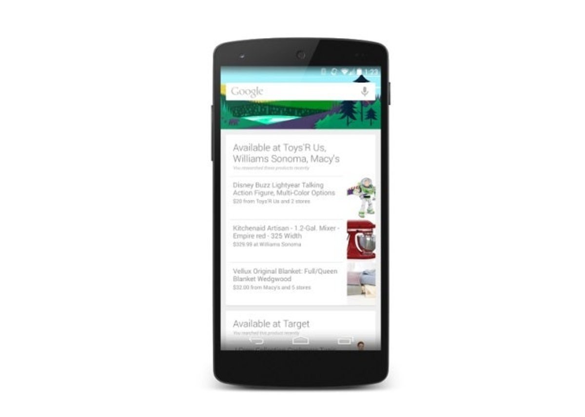 Google Now productos