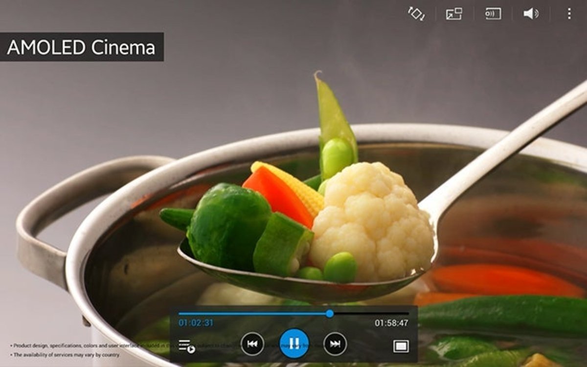 Modo AMOLED Cinema en las Samsung Galaxy Tab S