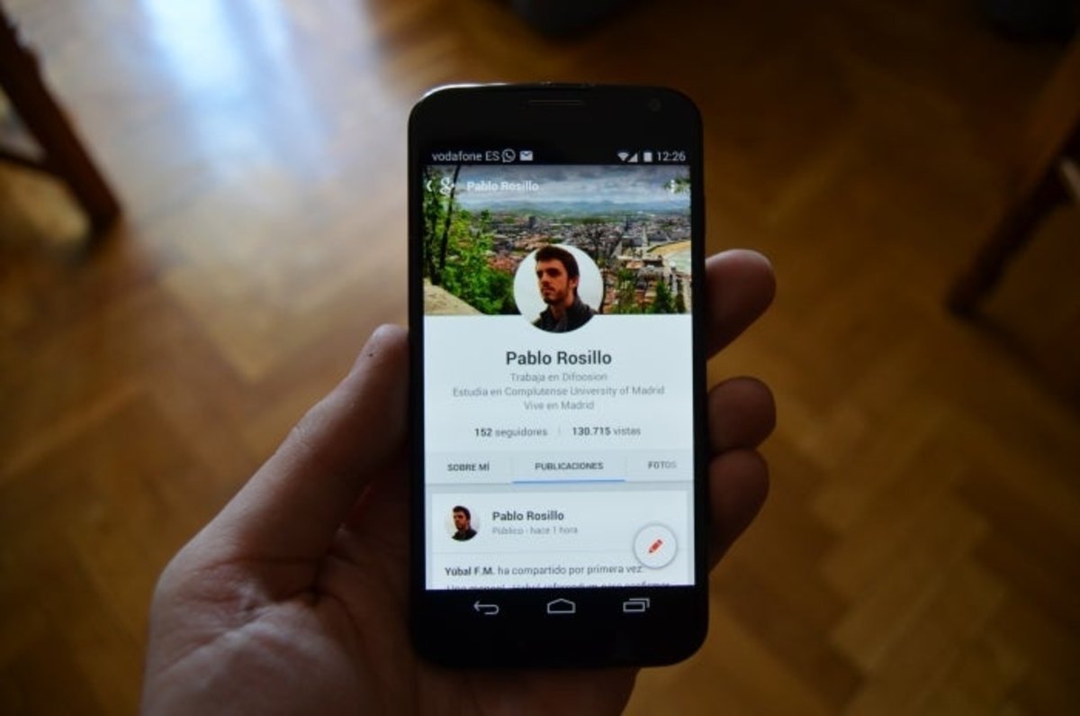 Google Plus Moto X