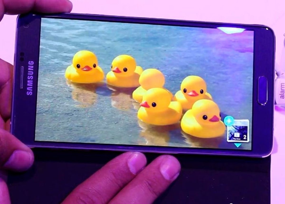 Vídeo en el Samsung Galaxy Note 4