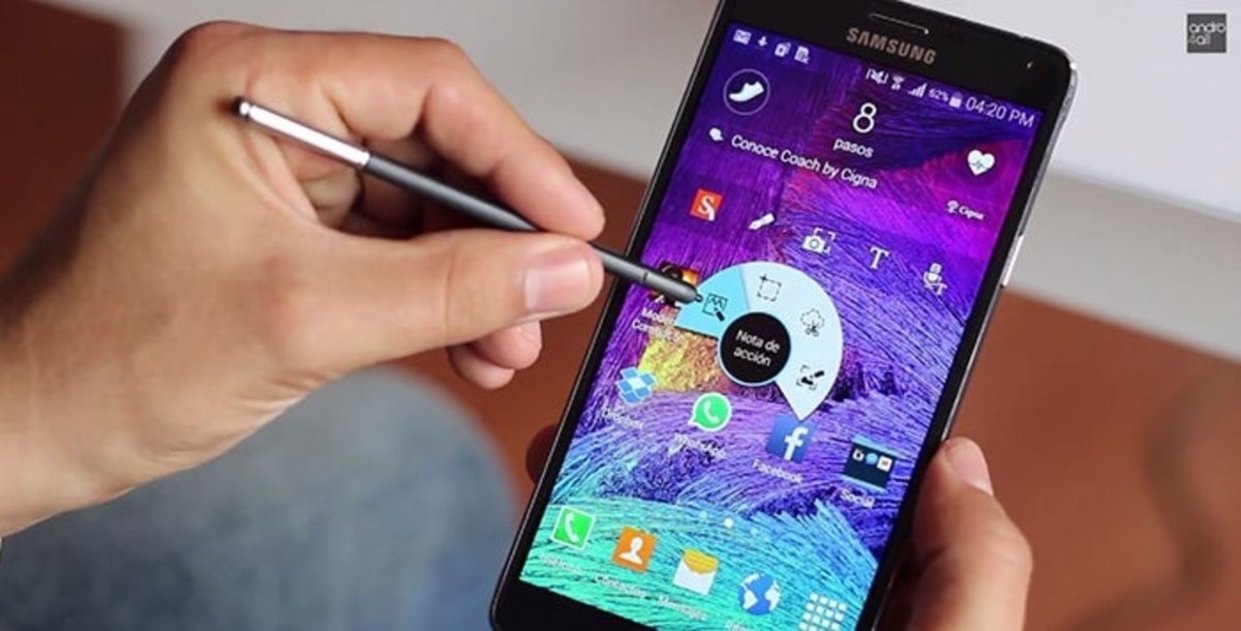 Usando el Samsung Galaxy Note 4 con el S Pen
