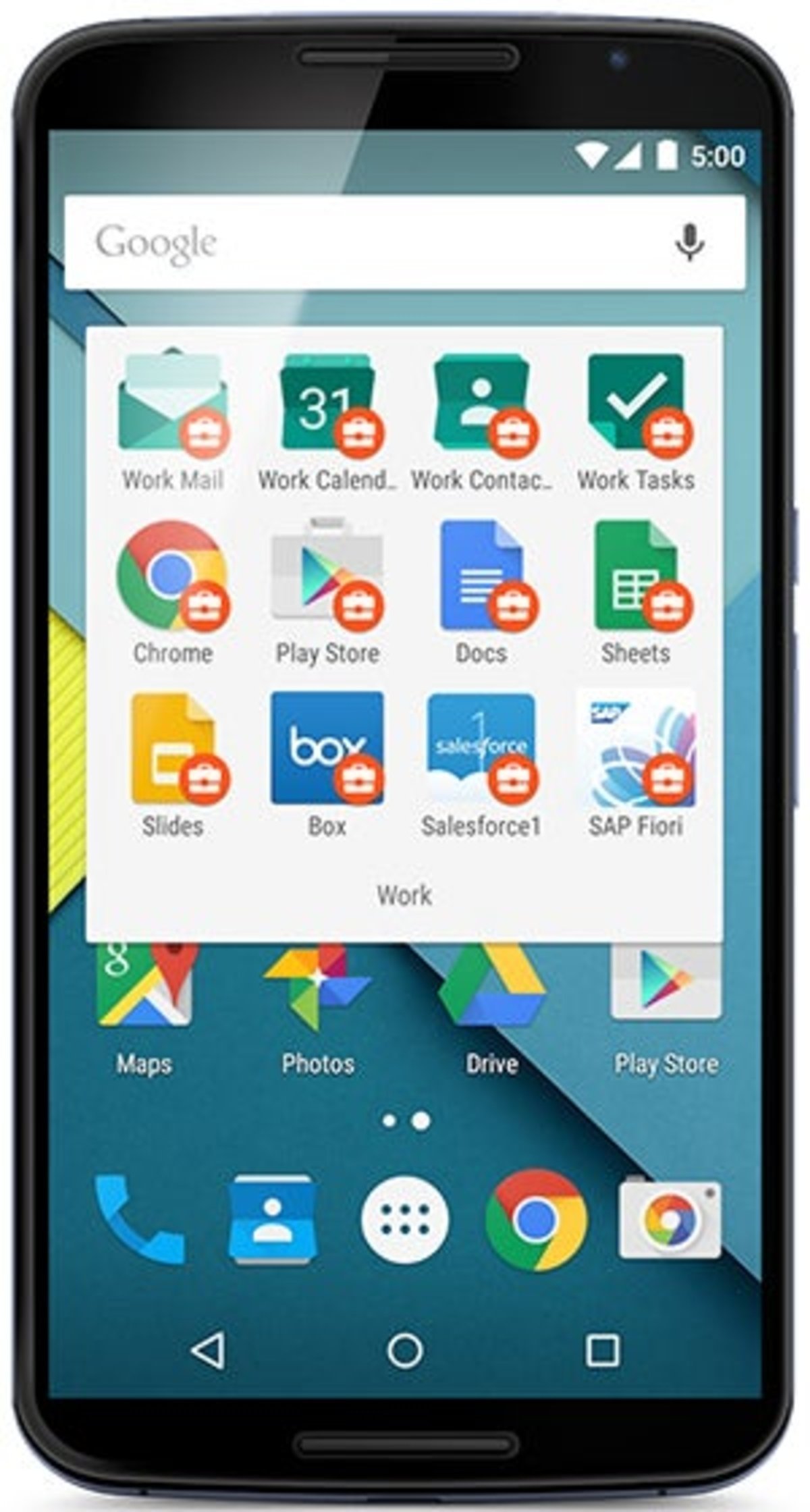 Android for Work en Google Nexus 6