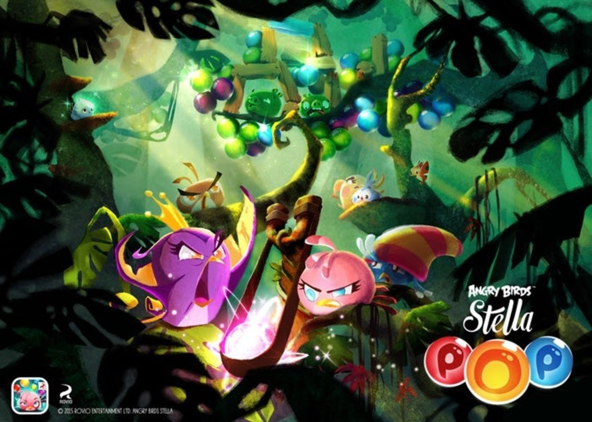 Explota cerdos y burbujas de colores en Angry Birds Stella POP!